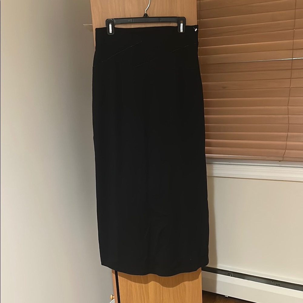 Blumarine Black Midi Pencil Skirt for Work